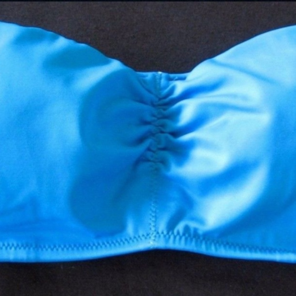 VS Babe Bandeau Swimsuit Bikini Top Deep Turquoise